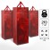 A set of gift bags for a bottle of 36x13x10 cm, 3 pcs