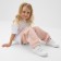 Children's pants Minaku: Exclusive Print, powder color, overSize growth 122 cm