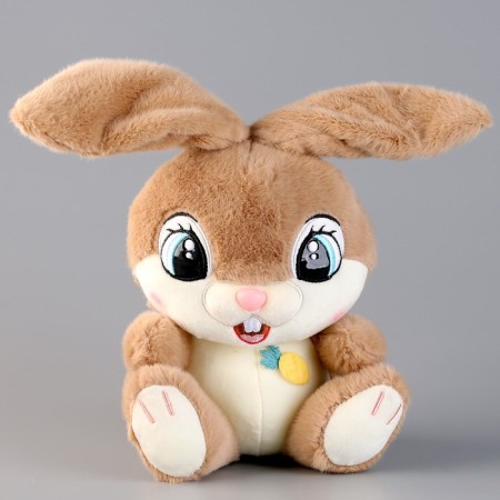Soft toy "Bunny", 21 cm, beige-1