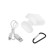 Wireless headphones Luazon i9s, TWS, Bluetooth 5.0, 50/600 mAh, white