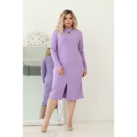 Female dress, size 50, purple color-11