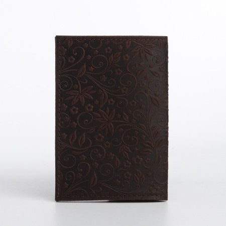 Passport cover, brown color-1