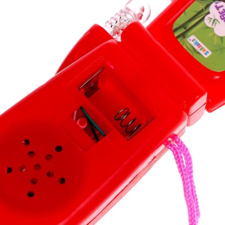 Musical phone "Panda", sound effects, works from batteries, mix-6