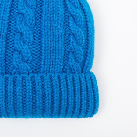 Hat for girls, turquoise color, size 52-54-1