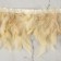 Tesma with feathers turkey, 13-17 cm, 5 ± 0.5 m, cream color