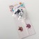 Topper for the cake "Unicorn", 21 × 7 cm, silver color