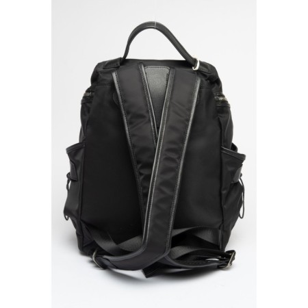 Women's backpack, textiles, Ludor black, 38x14x34 cm-2
