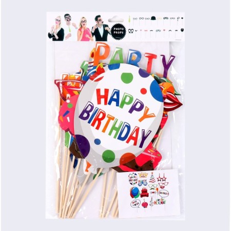 Carnival set for the photo shoot "Happy Birthday", 18 items-1