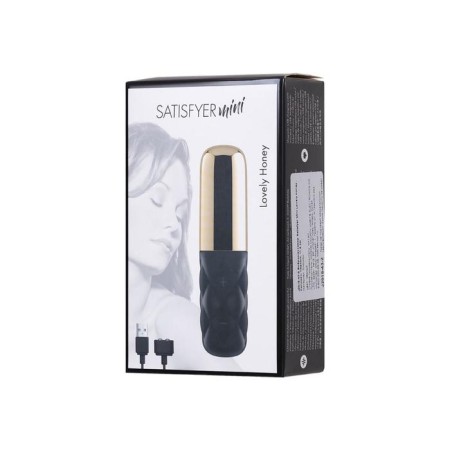 Satiffyer Mini Lovely Honey, silicone, black color, 11.4 cm-5