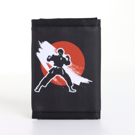Children's wallet on Velcro "chosen", black color-1