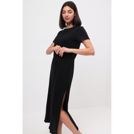 Female dress, size 50, black color-2