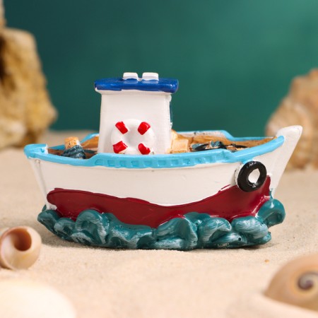 Surfacing ship "Fisherman" 10*6*6cm-3