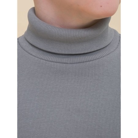 Turtleneck for a boy Pelican, height 128 cm, dark gray color-3