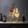 LED figure "Deer" 28 × 47.5 cm, metal, batteries AAX2 (not in the kit), glow warm white