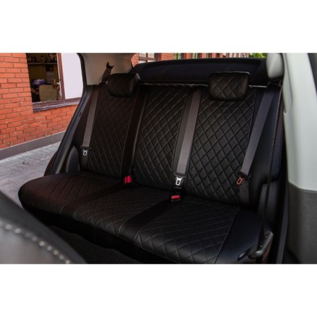Autoshekhli from eco-leather rhombus for the Hyundai Creta 2016-N.V., set-2