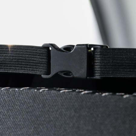 Nabbage on the front seat, velor, size 35 x 130 cm, gray-2
