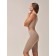 Women's top with a halter neckline Mirey Top Halter Neck, size 44-46, linseed color