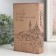 Safe Brush Tree to the leatherette "Eiffel Tower. Vintage" 21x13x5 cm