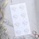 Invitation in a craft envelope for the wedding "White Roses", 10 x 15 cm