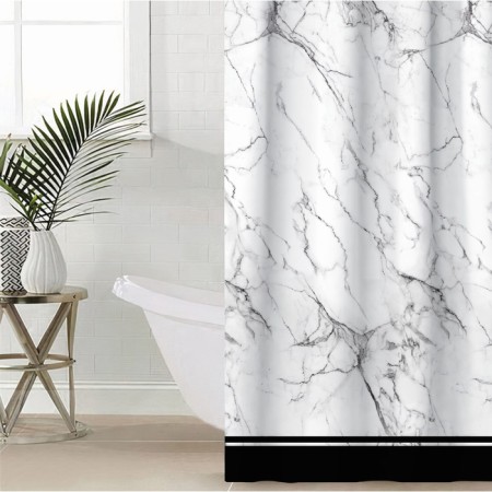 The bathroom curtain "Granite", 145x180 cm