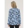 Women's blouse with a bandage tie, size 54