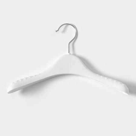 Shoulders - hangers for clothes, 30 × 19.5 cm, set 5 pcs, white color-1