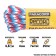 Paracord 550, nylon, tricolor, d - 4 mm, 10 m