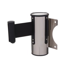 Wall block with exhaust ribbon-280 cm black, height-13.5cm, width 11cm