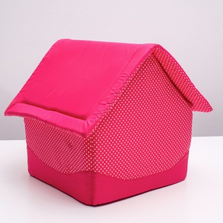 House "Tenderness", 34 x 32 x 37 cm, pink-3