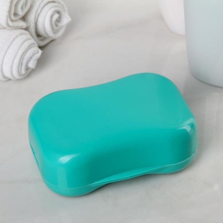 Road soap dish, 11 × 7 × 4 cm, color mix