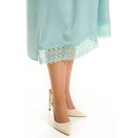 Women's dress, size 52, blue color-7