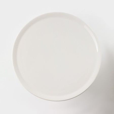 Ceramic stand for the cake "Kroll", 25 × 10 cm, white color-1