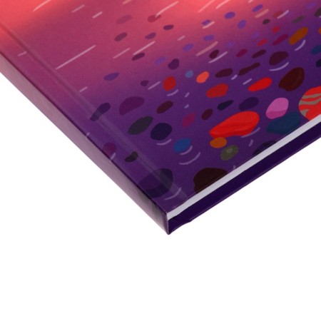 Notebook A5, 96 sheets in the Relax cage, solid cover, matte lamination, block 65g/m2-2