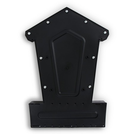 Mailbox, plastic, "elite", with a castle, black-2