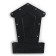Mailbox, plastic, "elite", with a castle, black