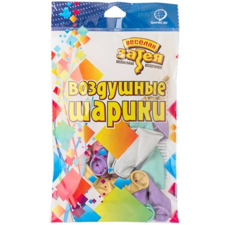 Shar Latex 12 "Chrome", set of 50 pcs., Mix-1