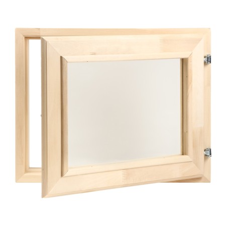 Window, 40 × 50cm, double glass of linden, outer opening-2