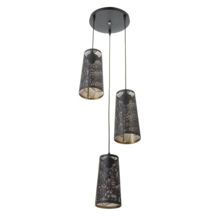 Lamp Bayerlux "Plaza" 3he27 40W Black gold 30x30x24-90cm