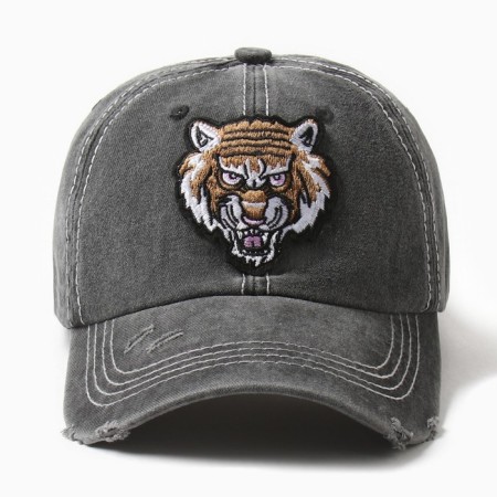 Men's cap Minaku "Tiger", Black Color, Rr. 56-58-3