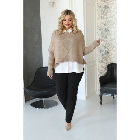 Female jumper, size 62, beige color-7