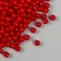 Set of beads "pearls" d 6 mm, 250 gr, red