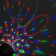 Light device "Crystal ball" 7.5 cm, remote control, glow RGB, 220 V