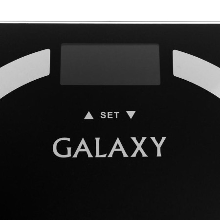 Floor Libra Galaxy GL 4850, diagnostic, up to 180 kg, 2xaaa, glass, black-2