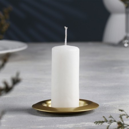 Cup "Cup 94" metal per candle, 9.4x1.2 cm, gold