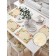 Set of napkins for setting the table "Flower patterns", rectangular, size 32x46 cm, 4 pcs