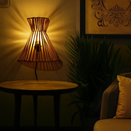 Lamp wall -mounted from the rattan "Hawaii" 1x120W, E27, 30x15x30 cm
