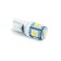 LED LED AVS A80605S, T10 T027 / White / (W2.1X9.5D) 5SMD 5050 3 Chip W5W, blister, set 2