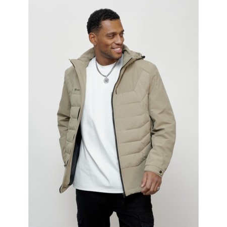 Male spring jacket, size 48, light green color-5