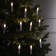 LED candles on clothespins 10 cm, 10 pieces, batteries AAX1 (not in the kit), remote control, glow warm white