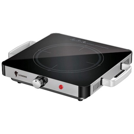 Infrared plate Leonord Le-1747, 2000 watts, 1 burner, 75 cm, black